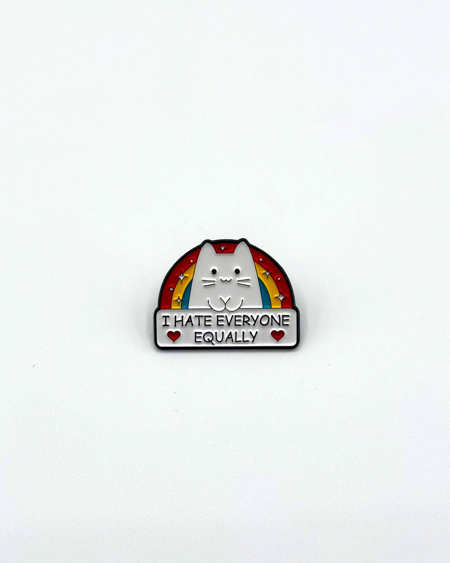 I Hate Everyone Equally - Enamel Pin